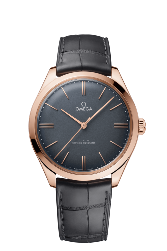Omega De Ville Trésor Master Chronometer Sedna Gold / Grey Enamel